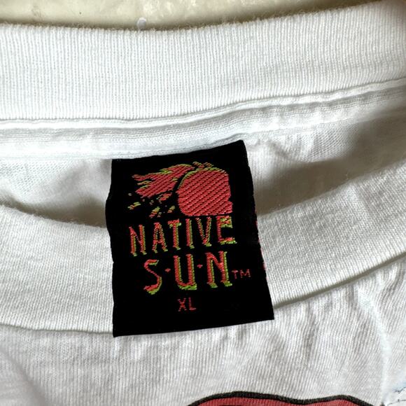 Vintage Frog Follies Shirt XL White Short Sleeve Single Stitch Double Sided 1995 - Picture 3 of 9